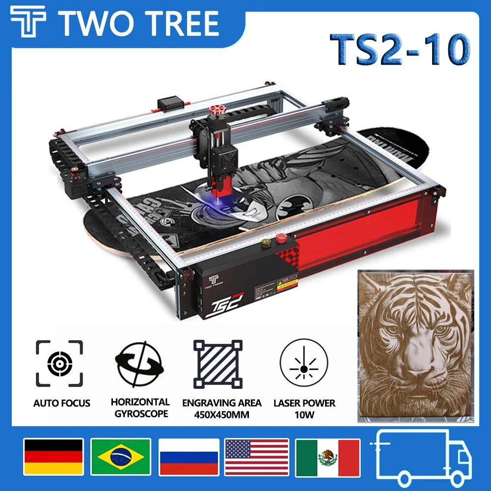 Twotrees TS2 80W    450x450mm    LaserGRBL LightBurn Wifi  ̷ν